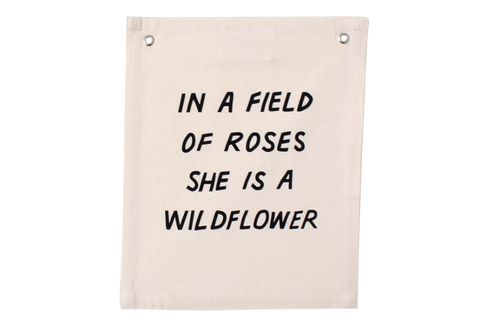 'In a Field of Roses' Banner
